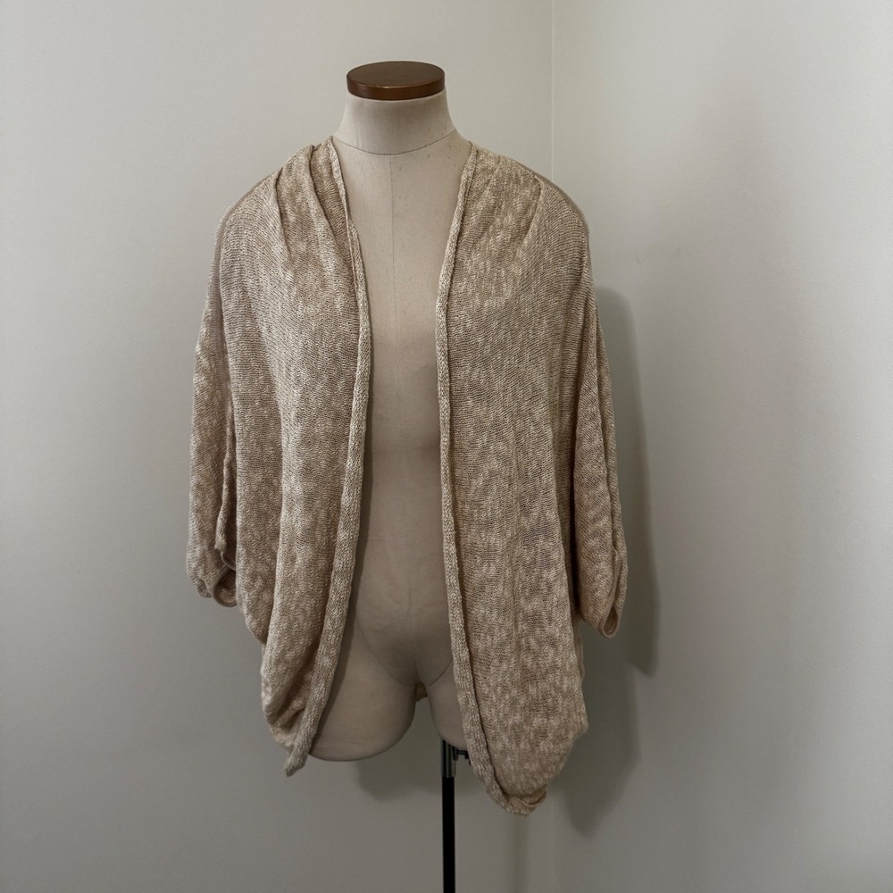 Sparrow Linen Cotton Cocoon Kimono Cardigan Lagenlook Minimalist Boho